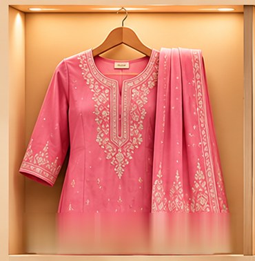 Anarkali Chudidars on a hanger
