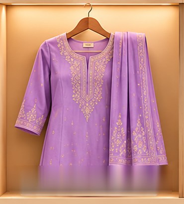 Cotton Chudidars on a hanger