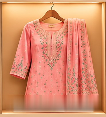 Festive Chudidars on a hanger