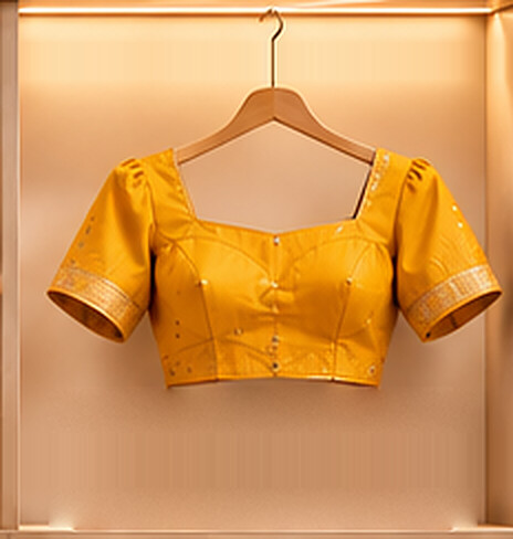 Cotton Blouses on a hanger